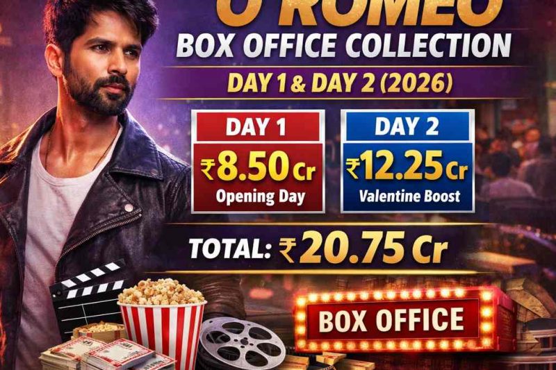 O Romeo Box Office Collection Day 1 & Day 2 (2026) – Total, Trend, Updates