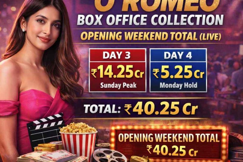 O Romeo Box Office Collection Day 3 & Day 4 (2026) – Opening Weekend Total (Live)