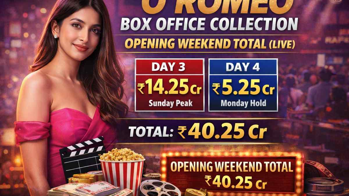 O Romeo box office collection Day 3 Day 4 opening weekend total live update 2026